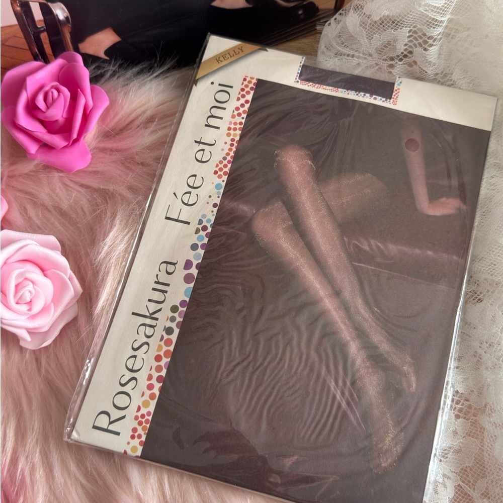 RoseSakura Fée et moi Shimmery Tights (crotchless)